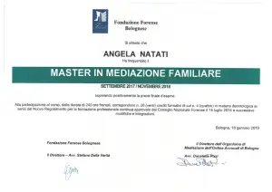 Master in Mediazione Familiare (2018)