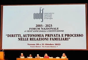 ONDIF 2003 - 2023 - Diritti, autonomia privata e processo nelle relazioni familiari